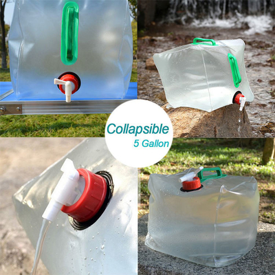 Mountaineer Collapsible 5 Gallon Water Container With Tap For Hiking Climbing