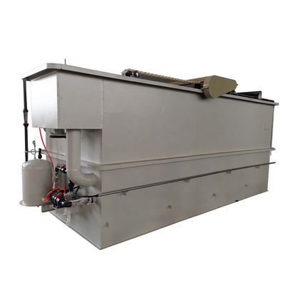 DAF System Industrial Wastewater Treatment Equipment With Sludge Scraper 1000 L/H