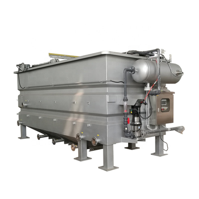 DAF System Industrial Wastewater Treatment Equipment With Sludge Scraper 1000 L/H